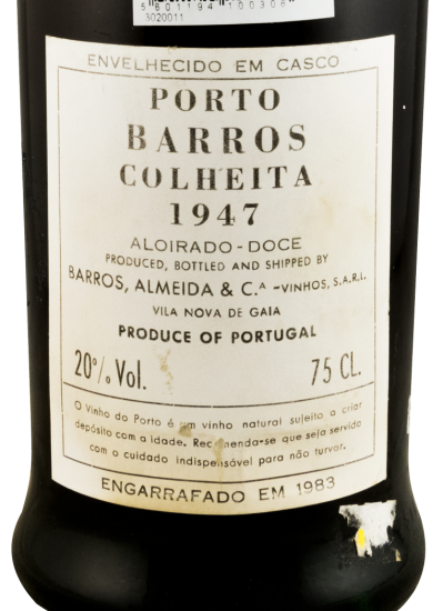 1947 Barros Colheita Porto