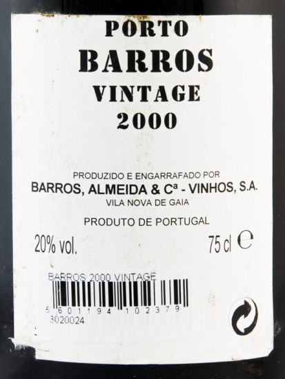 2000 Barros Vintage Porto