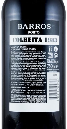 1983 Barros Colheita Porto