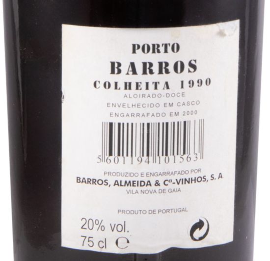 1990 Barros Colheita Port