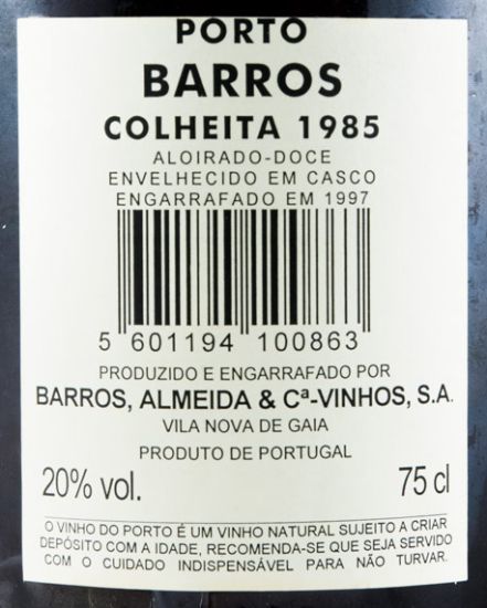 1985 Barros Colheita Port