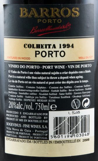 1994 Barros Colheita Porto