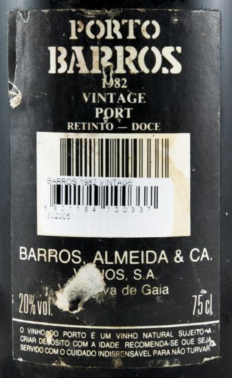 1982 Barros Vintage Porto