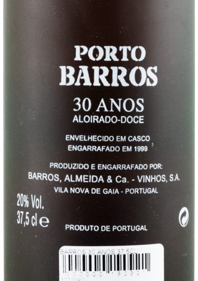 Barros 30 years Port 37.5cl