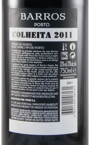 2011 Barros Colheita Porto