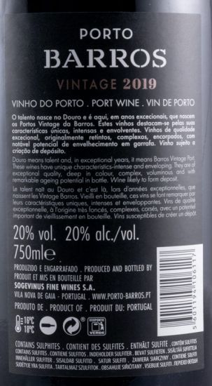 2019 Barros Vintage Porto