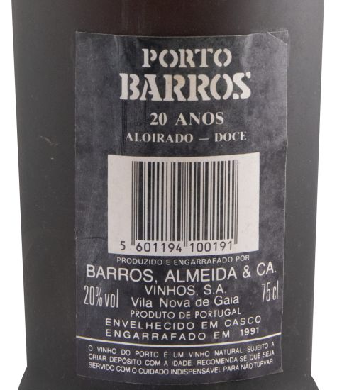 Barros 20 anos Port (bottled in 1991)