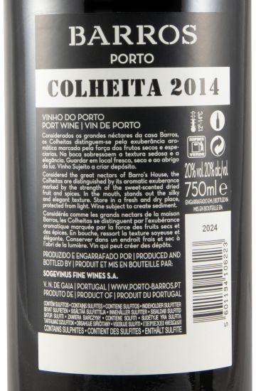 2014 Barros Colheita Porto