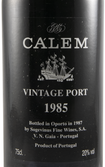 1985 Cálem Vintage Port