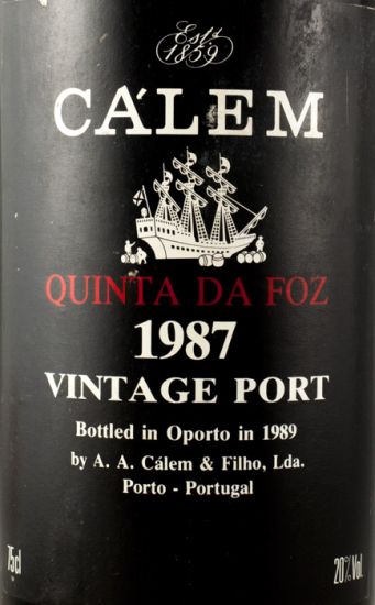 1987 Cálem Vintage Porto