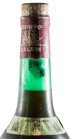 1961 Cálem Colheita Port (paper label)