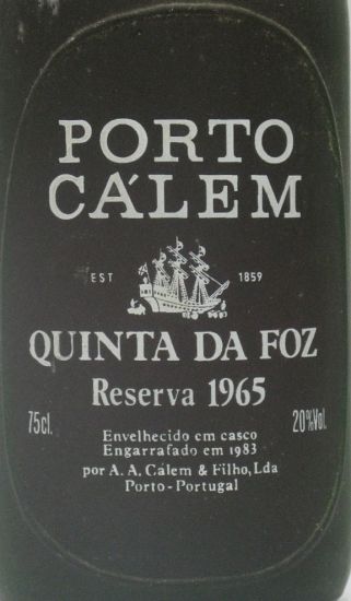 1965 Cálem Quinta da Foz Reserva Porto