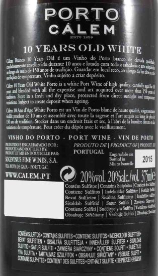 Cálem White 10 years Port 37.5cl