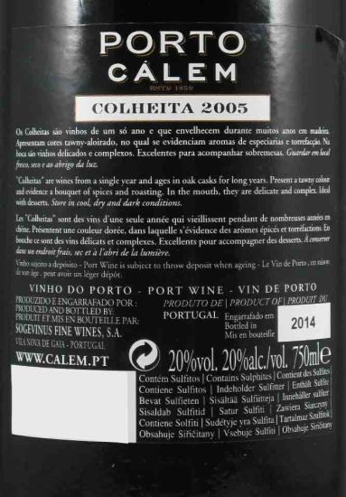 2005 Cálem Colheita Port