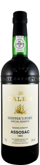 1995 Cálem Shipper's Port Assosac Special Reserve Porto