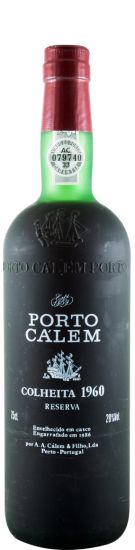 1960 Cálem Colheita Port (laser-engraved bottle)