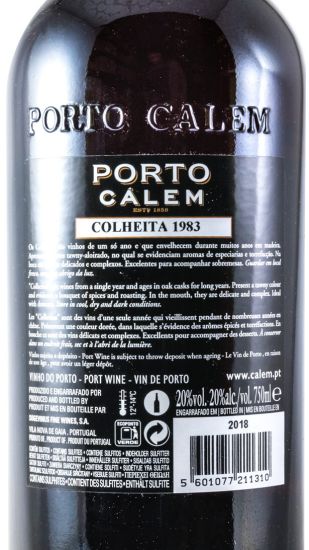 1983 Cálem Colheita Port