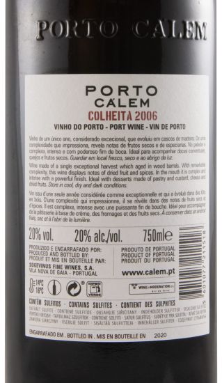 2006 Cálem Colheita Porto