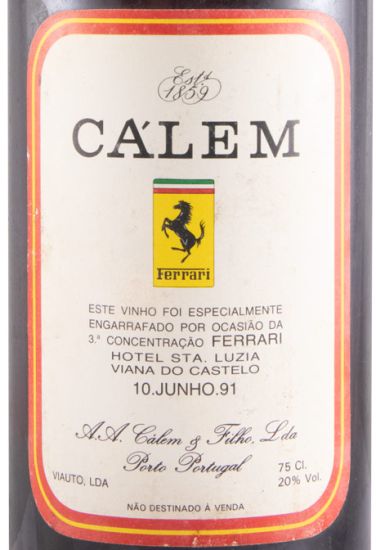 Cálem Ferrari Concentração Viana do Castelo Junho 1991 Port