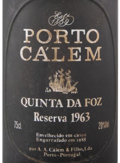 1963 Cálem Quinta da Foz Reserva Port