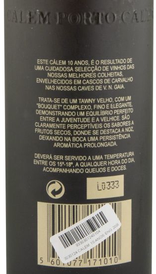 Cálem 10 years Port bottled in 2000)