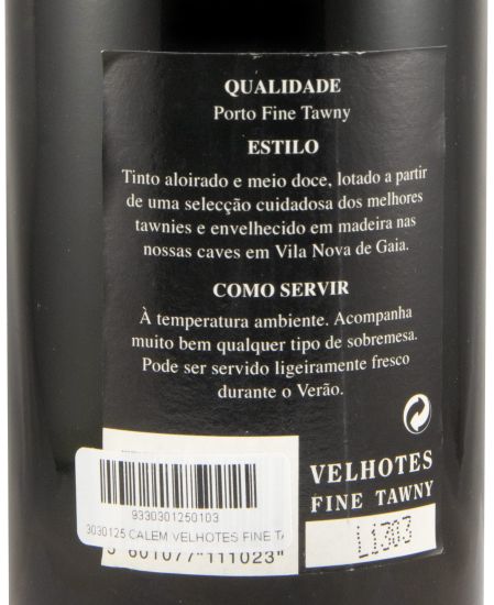 Cálem Velhotes Fine Tawny Port (black label)