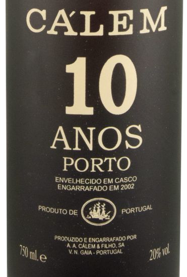 Cálem 10 years Port (bottled in 2002)