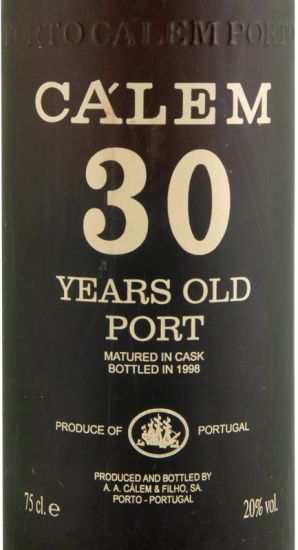Cálem 30 years Port (former bottle)