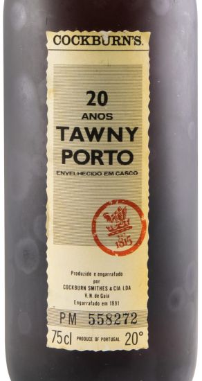 Cockburn's 20 years Port