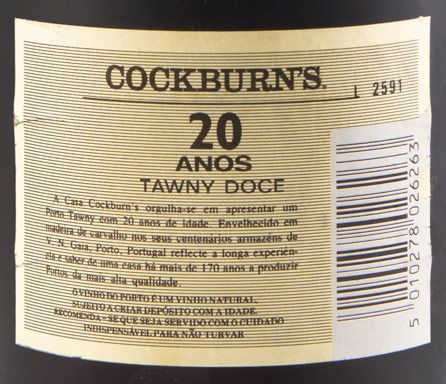 Cockburn's 20 years Port