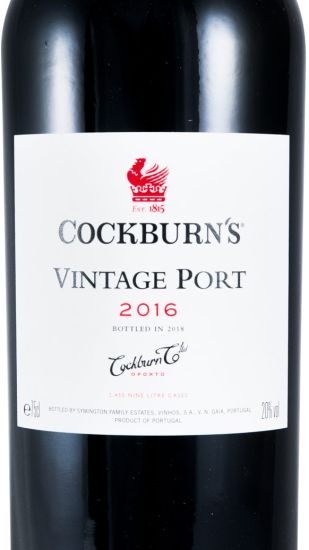 2016 Cockburn's Vintage Porto
