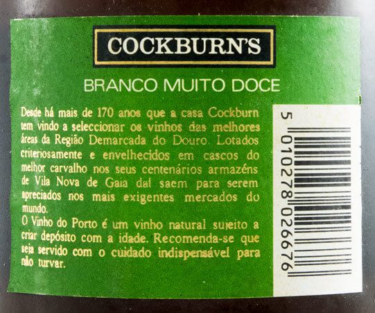 Cockburn's Lacrima Porto (garrafa antiga)