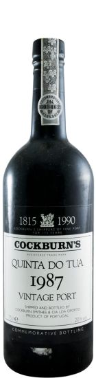 1987 Cockburn's Quinta do Tua Vintage Porto