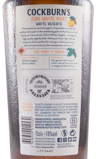 Cockburn's White Heights Porto