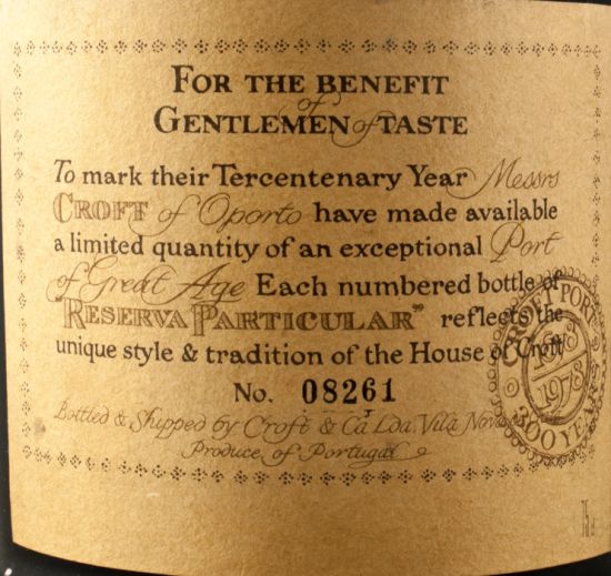 Croft Tricentenary Porto