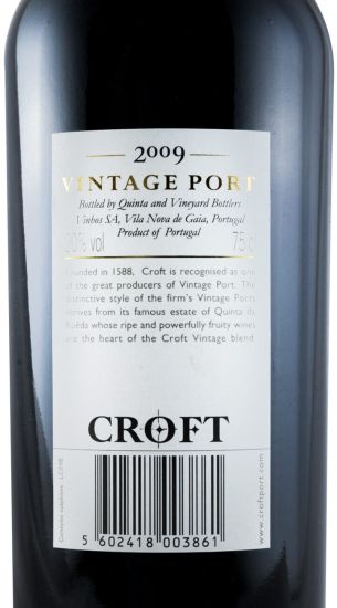2009 Croft Vintage Porto