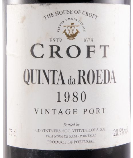 1980 Croft Quinta da Roêda Vintage Porto