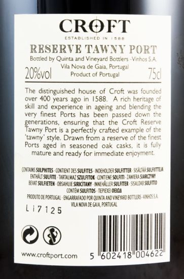 Croft Reserva Tawny Porto