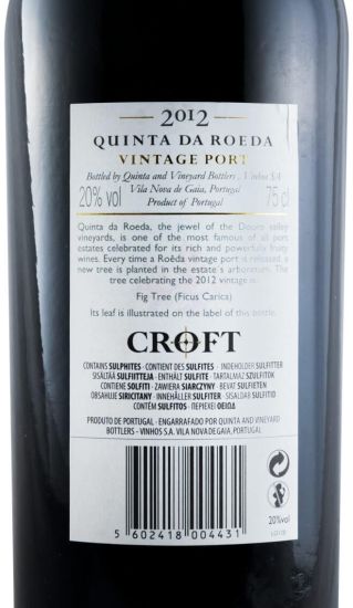 2012 Croft Quinta da Roêda Vintage Porto