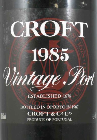 1985 Croft Vintage Port