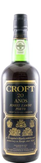 Croft 20 years Port (engarrafado em 1983)