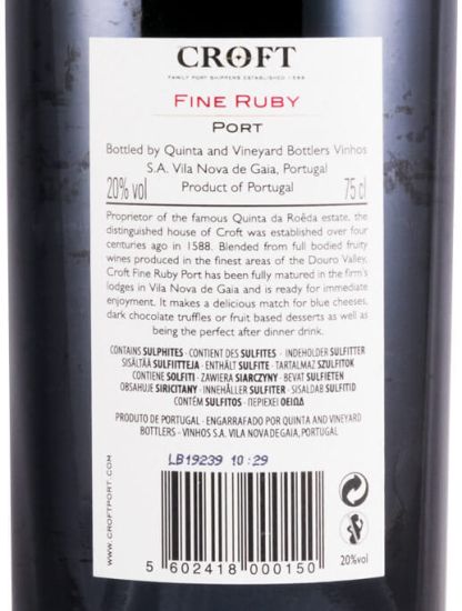 Croft Fine Ruby Porto