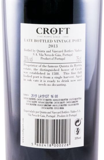 2013 Croft LBV Porto