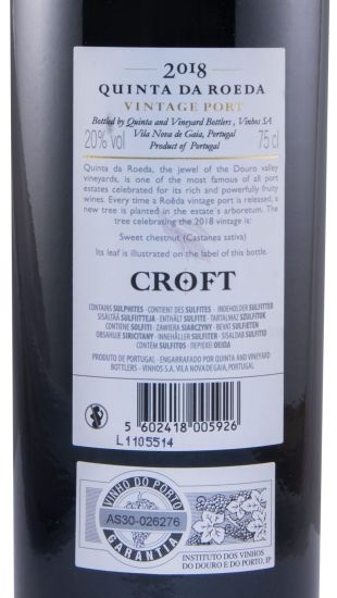2018 Croft Quinta da Roêda Vintage Port