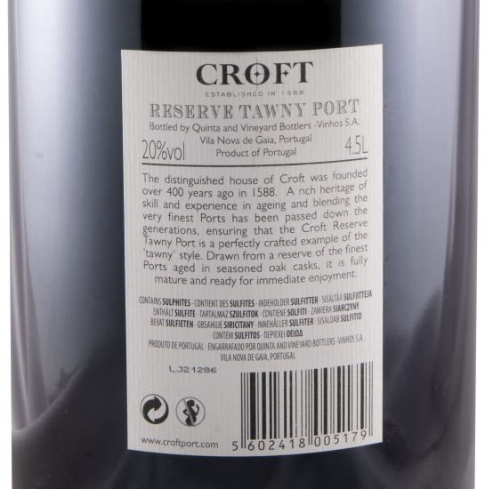 Croft Tawny Reserve Port 4.5L