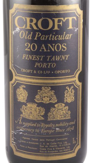 Croft Finest Tawny 20 anos Porto