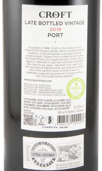 2019 Croft LBV Port