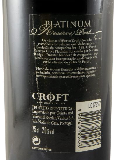 Croft Platinium Reserva Port