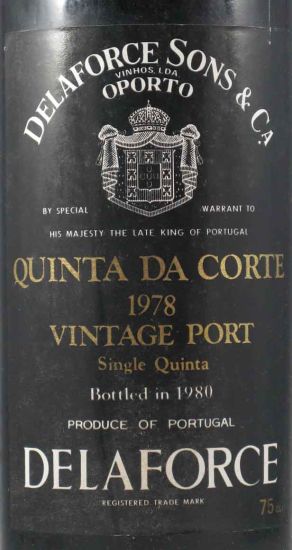 1978 Delaforce Quinta da Corte Vintage Porto