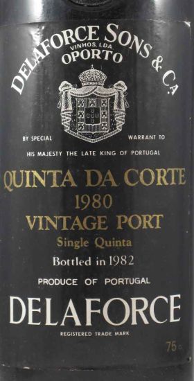 1980 Delaforce Quinta da Corte Vintage Porto